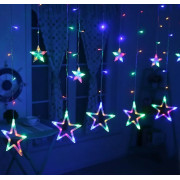 Звезды 3м., 138 л., LED., цвет мультиколлор