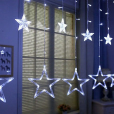 Звезды 3м., 138 л., LED., цвет белый