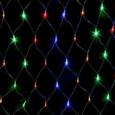 Гирлянда "Сетка", цвет ламп мультиколор, 160 LED,  1,5х1,5 м