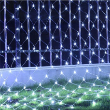 Гирлянда "Сетка", цвет ламп белый, 160 LED,  1,5х1,5 м