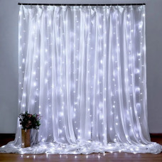 Гирлянда "Занавеска", цвет ламп белый, 320 LED, 3х2 м