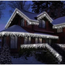 Гирлянда уличная "Бахрома", 25 х 0,7 м, бел., 2000LED