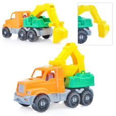Машинка Экскаватор "Добрыня" Строительный 20х8х11 см
