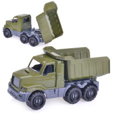 Машинка Самосвал "Добрыня" Военный 16х9х10 см