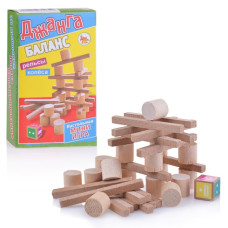 Настольная игра "Джанга Баланс" мини, 11х4х18 см