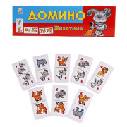 Домино пластиковое Животные