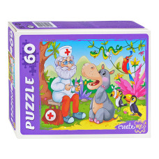 Пазлы 60 "Сказка" № 36, 19х14х3,5 см