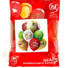Наб. Шаров 12" 2 цв. 25 шт. Солнечные фрукты